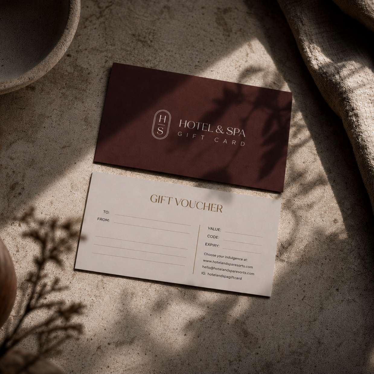 How to buy and redeem gift vouchers